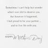 Hallmark Mothers Day Card for Wife (Wife, Mother, Warrior)(Butterfly)