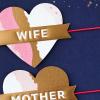 Hallmark Mothers Day Card for Wife (Wife, Mother, Warrior)(Wife  Mother  Warrior Hearts)
