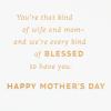 Hallmark Mothers Day Card for Wife (Wife, Mother, Warrior)(Wife  Mother  Warrior Hearts)
