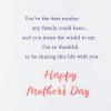 Hallmark Mothers Day Card for Wife (You Mean the World to Me)(You Mean the World to Me)