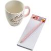 Hallmark Mug and Notepad Bundle, Hello Beautiful Day, 3 Inches