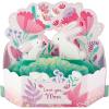 Hallmark Musical Mothers Day Pop Up Card with Light (Displayable Pot of Flowers, Plays Happy by Pharrell Williams)(Pop Up Bunnies)