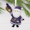 Hallmark NFL Baltimore Ravens Santa Fan Christmas Ornament, Gifts for Sports Fans