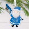 Hallmark NFL Detroit Lions Santa Fan Christmas Ornament, Gifts for Sports Fans