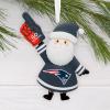 Hallmark NFL New England Patriots Santa Fan Christmas Ornament, Gifts for Sports Fans