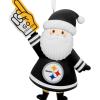 Hallmark NFL Pittsburgh Steelers Santa Fan Christmas Ornament, Gifts for Sports Fans