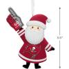 Hallmark NFL Tampa Bay Buccaneers Santa Fan Christmas Ornament, Gifts for Sports Fans