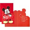 Hallmark Pack of 4 Mickey Mouse Valentines Day Cards (All the Things You Love)(Mickey Mouse  4 Cards with Envelopes)