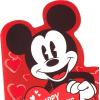 Hallmark Pack of 4 Mickey Mouse Valentines Day Cards (All the Things You Love)(Mickey Mouse  4 Cards with Envelopes)