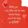 Hallmark Pack of 4 Mickey Mouse Valentines Day Cards (All the Things You Love)(Mickey Mouse  4 Cards with Envelopes)