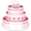Hallmark Paper Wonder Barbie Pop-Up Card (Pink Birthday Cake) for Kids, Grandchildren, Fans