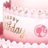 Hallmark Paper Wonder Barbie Pop-Up Card (Pink Birthday Cake) for Kids, Grandchildren, Fans