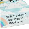 Hallmark Paper Wonder Shoebox Funny Pop Up Card for Birthdays (Cupcake, “Not That Old”)(Unicorn  “You’re So Awesome”)