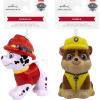 Hallmark Paw Patrol Marshall and Rubble Decoupage Christmas Ornaments, Set of 2(Marshall and Rubble Decoupage)