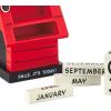 Hallmark Peanuts Magnetic Perpetual Calendar (Charlie Brown and Lucy) Gift for Boss, Grads, Fans(Peanuts Smile)