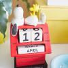 Hallmark Peanuts Magnetic Perpetual Calendar (Charlie Brown and Lucy) Gift for Boss, Grads, Fans(Peanuts Smile)