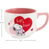 Hallmark Peanuts Mug (75th Anniversary Linus Through The Decades), 17.5 oz(Snoopy Valentine’s Day)