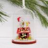 Hallmark Peanuts Snoopy’s Doghouse Cloche Christmas Ornament, Glass and Paper, Gifts for Peanuts Fans