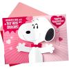 Hallmark Peanuts Valentine’s Day Sound Card for Kids (Snoopy Hug) (699VCG3007)(Snoopy Hug)