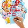 Hallmark Pokémon Pop Up Birthday Card for Kids (Pikachu, Squirtle, Charmander, Bulbasaur)(Pikachu  Squirtle  Charmander  Bulbasaur)