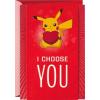 Hallmark Pokémon Valentines Day Card (Pikachu, I Choose You) Anniversary Card, Love Card(Card)