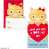 Hallmark Sanrio Hello Kitty Valentines Day Cards for Kids School (36 Classroom Valentines with Envelopes)(Kittens and Puppies Valentines with Stickers)
