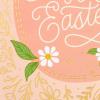 Hallmark Signature Easter Card (Happiness of Spring) Vintage Easter Card Design(Peach)
