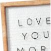 Hallmark Signature Romantic Birthday Card (Love You More Letterboard)(Love You More Letterboard)
