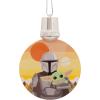 Hallmark Star Wars: The Mandalorian Grogu Mystery Halloween Ornaments, Set of 2(The Mandalorian with Grogu)
