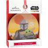 Hallmark Star Wars: The Mandalorian Grogu Mystery Halloween Ornaments, Set of 2(The Mandalorian with Grogu)