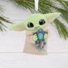 Hallmark Star Wars: The Mandalorian Grogu with Frog Christmas Ornament, Gifts for Star Wars Fans