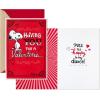 Hallmark Valentines Day Cards Assortment, Puppy and Kitten (6 Valentine’s Day Cards with Envelopes)(Peanuts Card Assortment)
