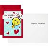Hallmark Valentines Day Cards for Kids School, Sea Creatures (8 Classroom Valentines with Envelopes)(Red/Purple)
