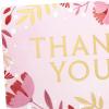 Hallmark Wedding, Baby Shower, Bridal Shower Thank You Cards (Pink Flowers, 40 Thank You Notes and Envelopes)