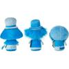 Hallmark itty bittys Disney The Haunted Mansion Ghosts Glow-in-The-Dark Plush Toys, Set of 3, for Kids, Friends, Fans(Haunted Mansion)