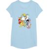 Rainbow Brite & Friends Vintage Color Kids And Sprites Group T-Shirt(Baby Blue)