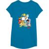 Rainbow Brite & Friends Vintage Color Kids And Sprites Group T-Shirt(Sapphire Blue)