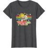Rainbow Brite & Sprite Vintage Star Stripes Distressed Logo T-Shirt(Dark Heather Grey)