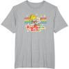 Rainbow Brite & Sprite Vintage Star Stripes Distressed Logo T-Shirt(Heather Grey)