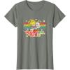 Rainbow Brite & Sprite Vintage Star Stripes Distressed Logo T-Shirt(Olive Heather)