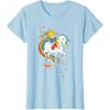 Rainbow Brite & Starlite Best Friends Vintage Sparkle Duo T-Shirt(Baby Blue)