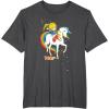 Rainbow Brite & Starlite Best Friends Vintage Sparkle Duo T-Shirt(Dark Heather Grey)