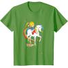 Rainbow Brite & Starlite Best Friends Vintage Sparkle Duo T-Shirt(Grass Green)