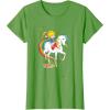 Rainbow Brite & Starlite Best Friends Vintage Sparkle Duo T-Shirt(Grass Green)