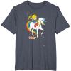 Rainbow Brite & Starlite Best Friends Vintage Sparkle Duo T-Shirt(Heather Blue)