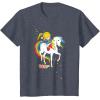 Rainbow Brite & Starlite Best Friends Vintage Sparkle Duo T-Shirt(Heather Blue)