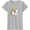 Rainbow Brite & Starlite Best Friends Vintage Sparkle Duo T-Shirt(Heather Grey)