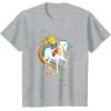 Rainbow Brite & Starlite Best Friends Vintage Sparkle Duo T-Shirt(Heather Grey)