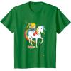 Rainbow Brite & Starlite Best Friends Vintage Sparkle Duo T-Shirt(Kelly Green)