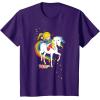 Rainbow Brite & Starlite Best Friends Vintage Sparkle Duo T-Shirt(Purple)